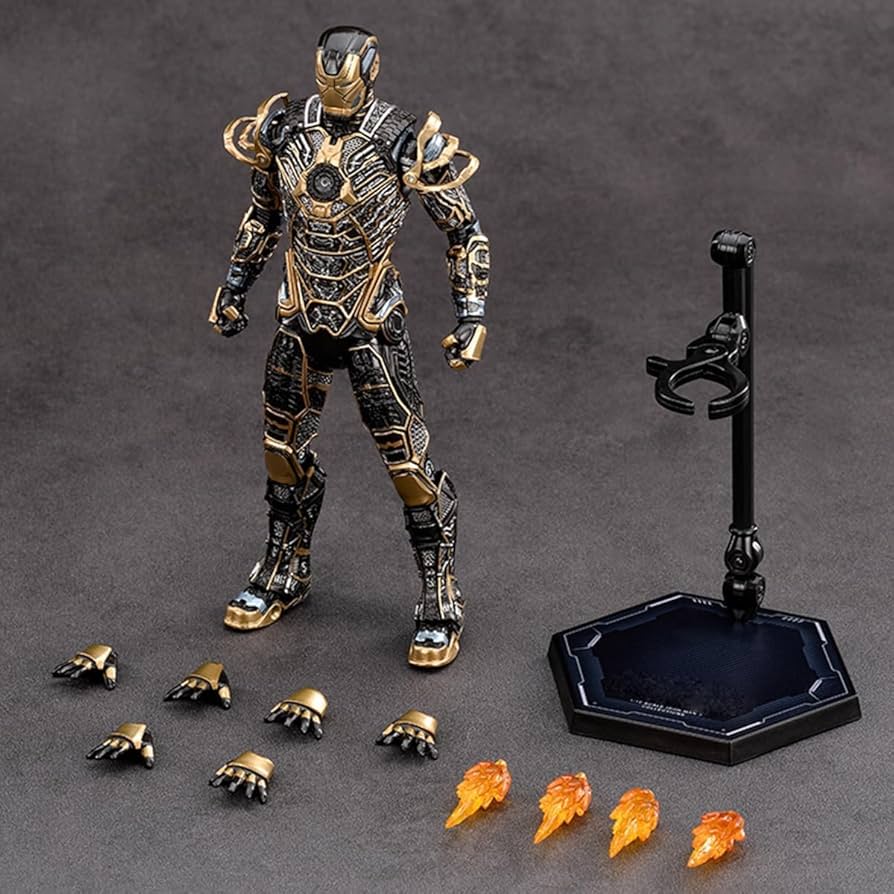 Amazon.com: ZD Toys 1/10 Scale Iron Hero MK41 Bones